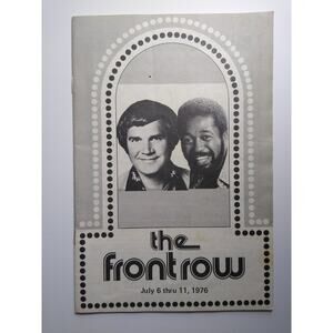 The Front Row Magazine July 6-11 1976 Issue Rich Little Ben Vereen